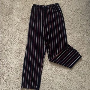 Stretchy striped pants